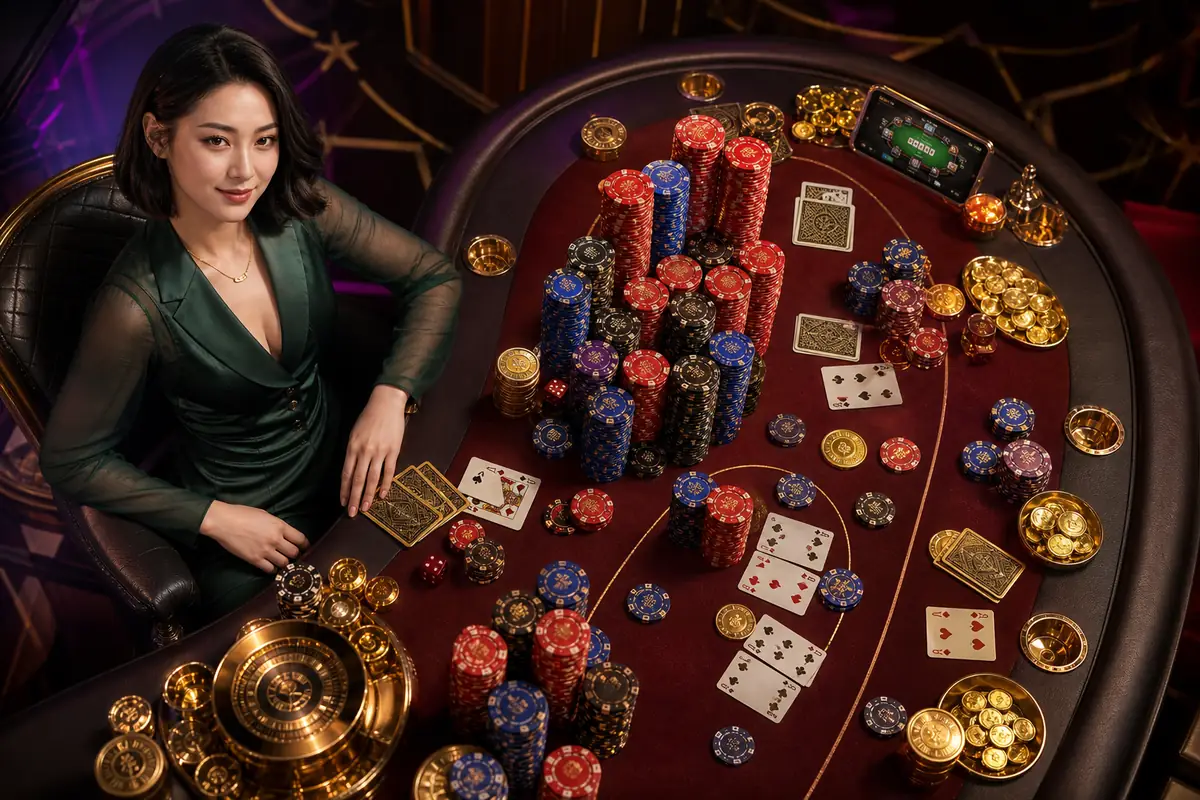 qr854 Casino professional live casino table